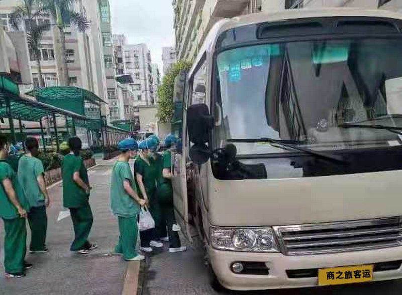 商之旅客運(yùn)為醫(yī)護(hù)人員護(hù)航，助力佛山140萬(wàn)人員核酸檢測(cè)，順利完成全市檢查！